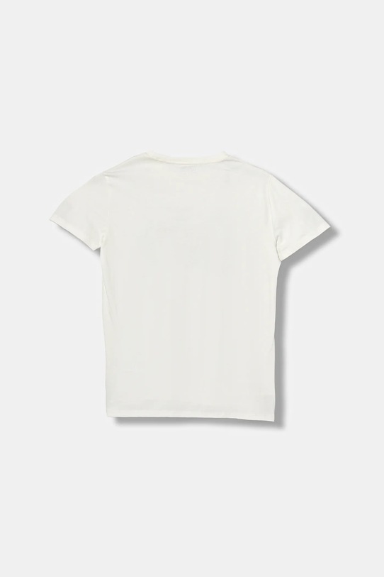 Guess t-shirt bawełniany dziecięcy L5YI44.KBW41.9BYA beżowy AW25