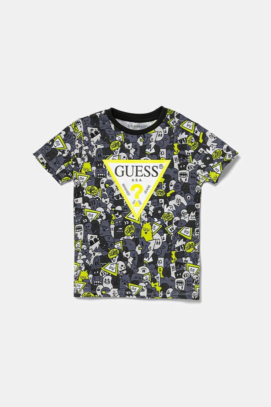 Guess gyerek pamut póló pamut zöld N5YI04.K8HM4.9BYA