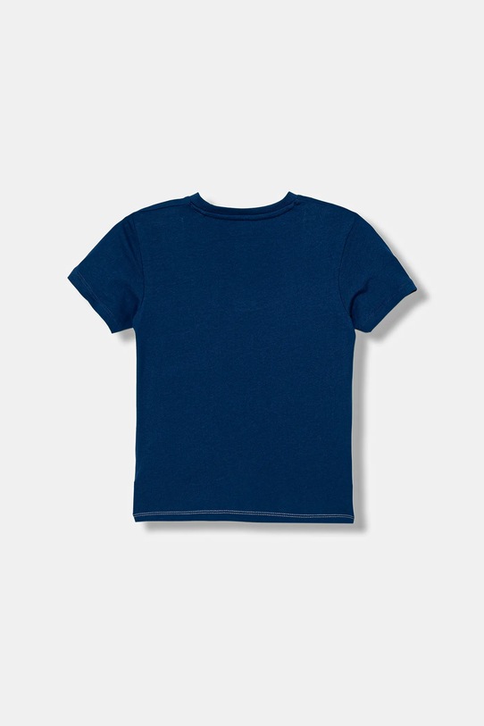 Guess t-shirt bawełniany dziecięcy N5YI11.K8HM4.9BYA niebieski AW25