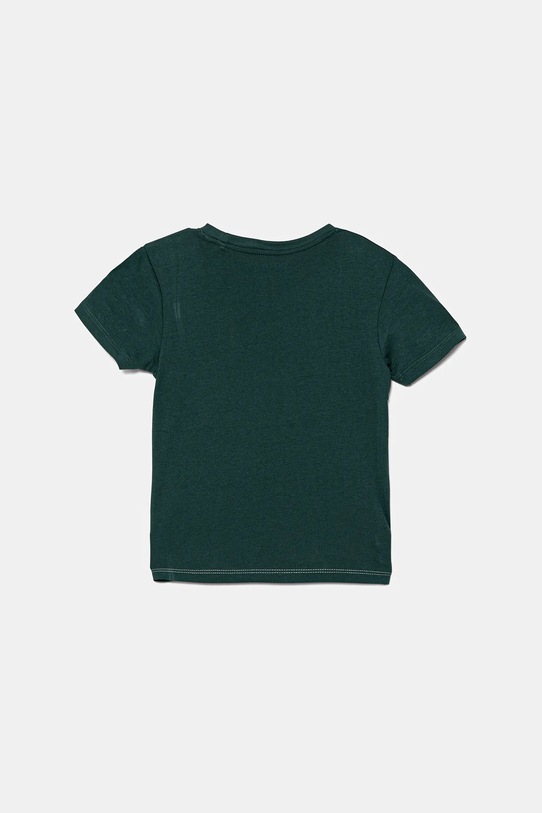 Guess t-shirt bawełniany dziecięcy N5YI11.K8HM4.9BYA zielony AW25