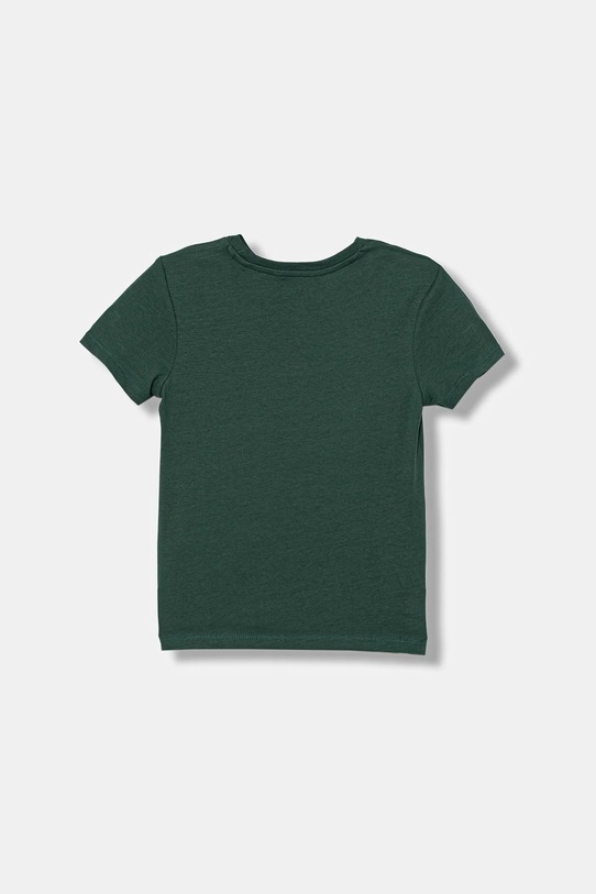 Guess t-shirt bawełniany dziecięcy N5YI20.K8HM4.9BYA zielony AW25