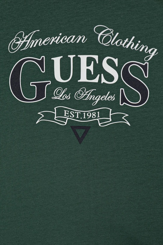 Chłopiec Guess t-shirt bawełniany dziecięcy N5YI20.K8HM4.9BYA zielony