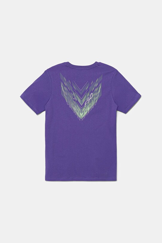 adidas Performance tricou de bumbac pentru copii JM8941 violet AW25