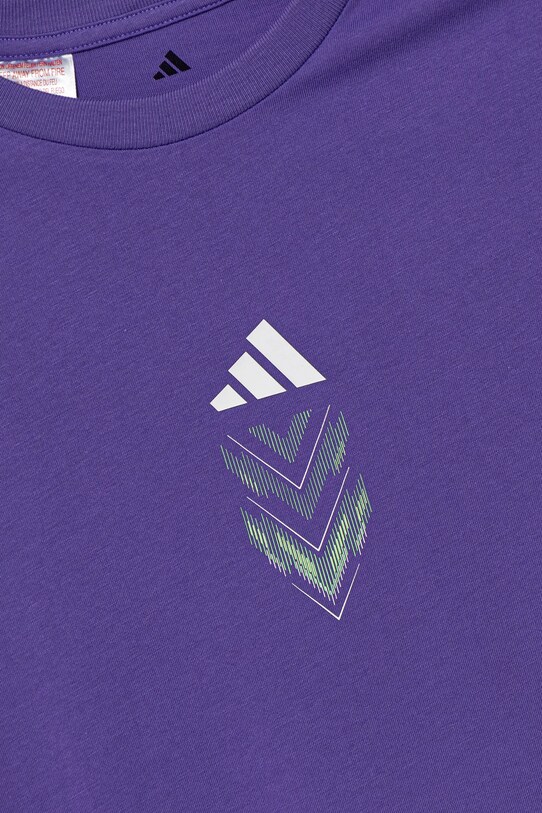 Băieți adidas Performance tricou de bumbac pentru copii JM8941 violet