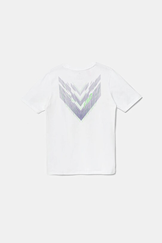 adidas Performance tricou de bumbac pentru copii JM8942 alb AW25