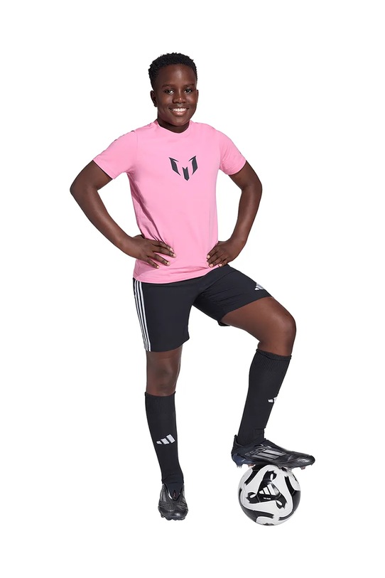 Хлопковая футболка adidas Performance MESSI JM8952