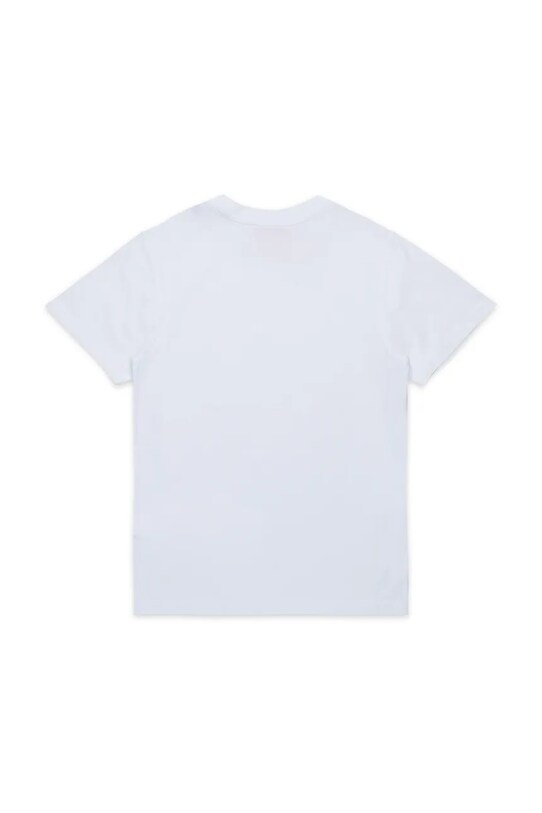 Diesel t-shirt bawełniany dziecięcy TXDIEGO T-SHIRT J02501 biały AW25