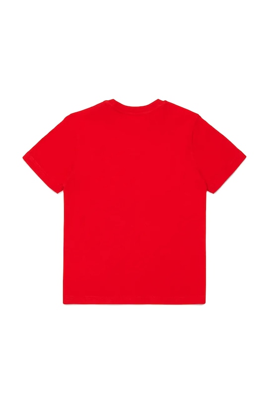 Παιδικό βαμβακερό μπλουζάκι Diesel TXDIEGO T-SHIRT J02501 κόκκινο SS26