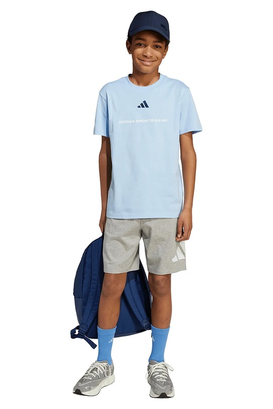Παιδικό βαμβακερό μπλουζάκι adidas KC5384