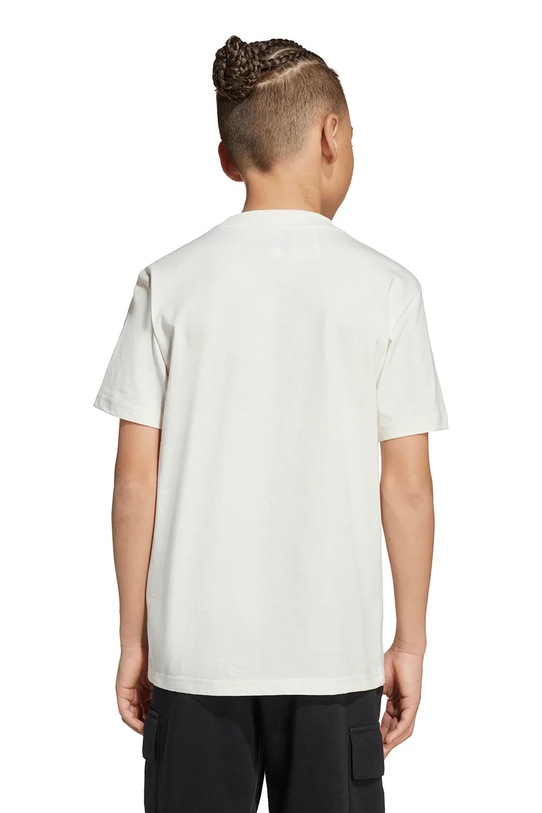 adidas t-shirt bawełniany dziecięcy KC5385 biały