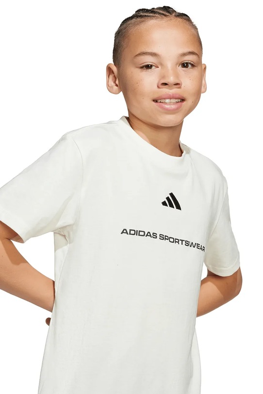 adidas t-shirt bawełniany dziecięcy KC5385