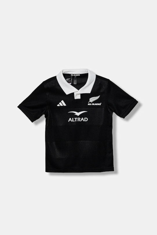 adidas Performance maglietta per bambini AB colletto abbottonato nero JL8024