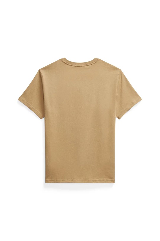 Dětské bavlněné tričko Polo Ralph Lauren 323837629007 béžová AW25