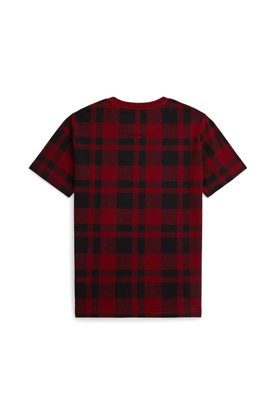 Παιδικό βαμβακερό μπλουζάκι Polo Ralph Lauren 322981259001 κόκκινο AW25