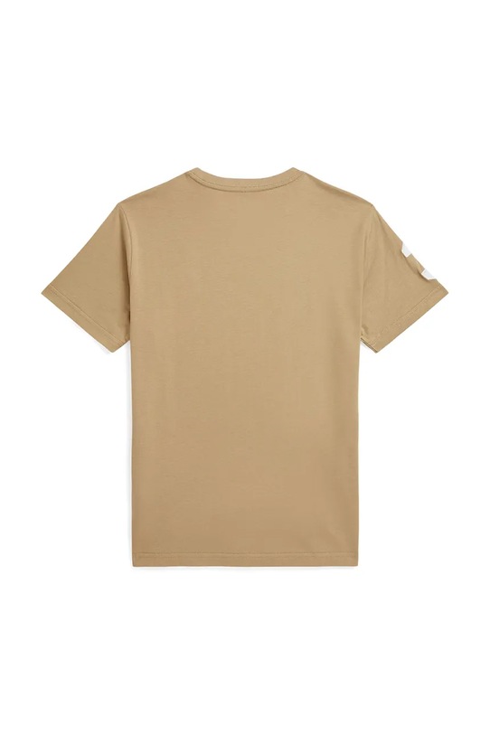 Βαμβακερό μπλουζάκι Polo Ralph Lauren 323832907068 μπεζ AW25