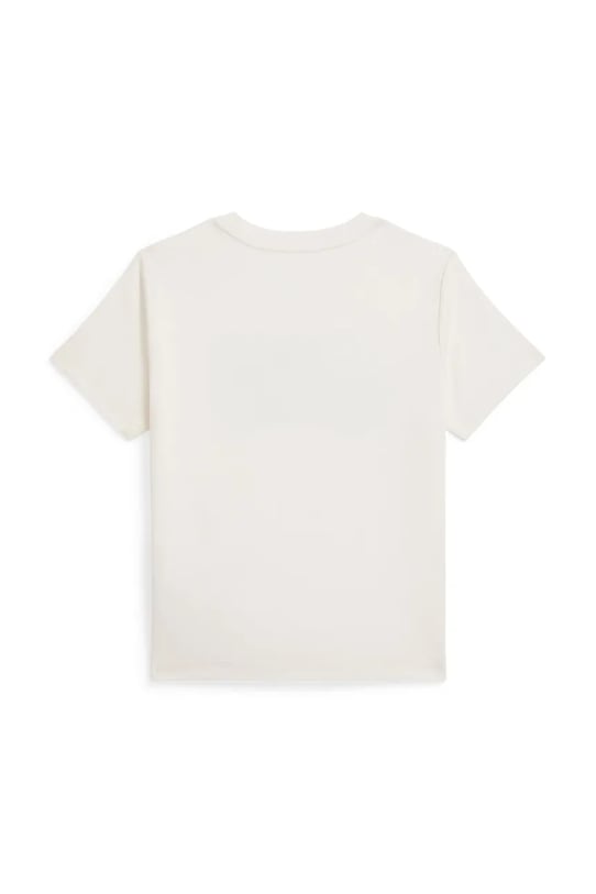 Polo Ralph Lauren t-shirt bawełniany dziecięcy 322981268001 biały AW25