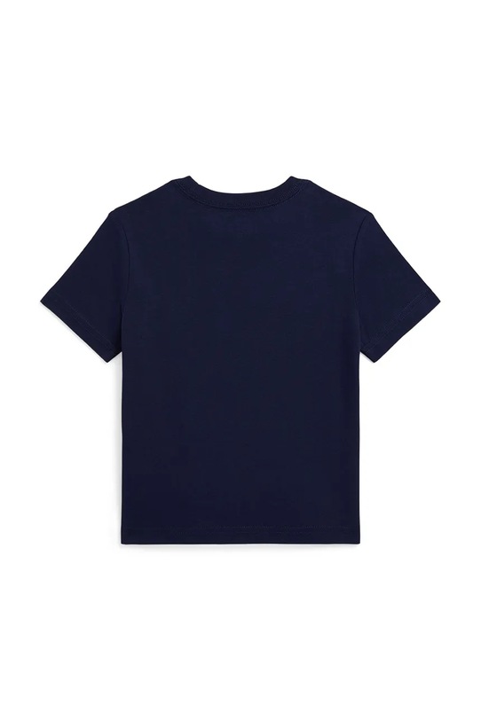 Παιδικό βαμβακερό μπλουζάκι Polo Ralph Lauren 322981269001 σκούρο μπλε AW25
