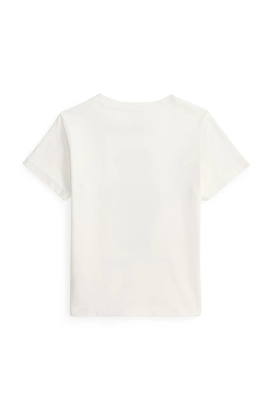 Παιδικό βαμβακερό μπλουζάκι Polo Ralph Lauren 322P00508001 λευκό AW25