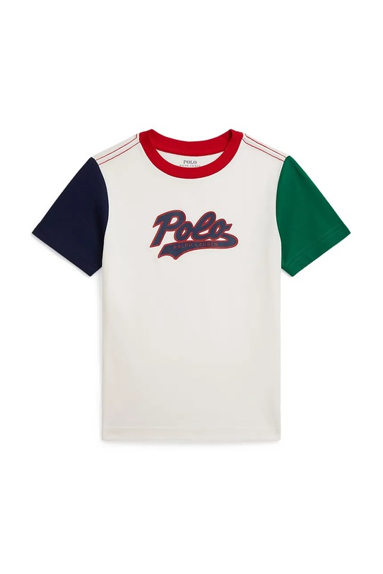Polo Ralph Lauren t-shirt bawełniany dziecięcy nadruk biały 322P02588002