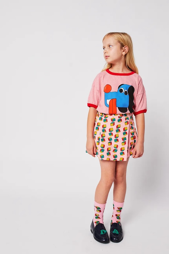 Bobo Choses tricou de bumbac pentru copii Doggy Mate 225AC002