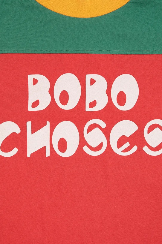 Detské bavlnené tričko Bobo Choses červená 225AC133