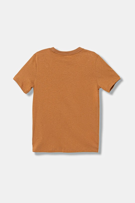 Puma t-shirt bawełniany dziecięcy MID90s Graphic Tee I B 688464. brązowy AW25