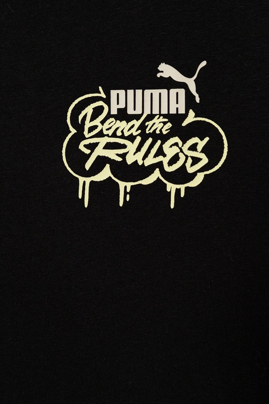 Chłopiec Puma t-shirt bawełniany dziecięcy MID90s Graphic Tee II B 688465. czarny