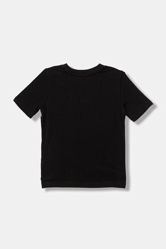Puma t-shirt bawełniany dziecięcy ESS BLOCK Small Logo Tee B 689120. czarny AW25