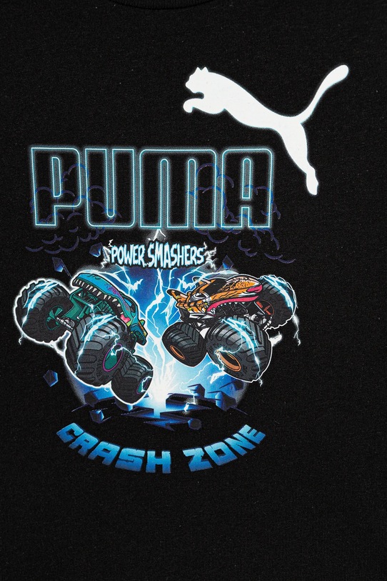 Chłopiec Puma t-shirt bawełniany dziecięcy PUMA X HOT WHEELS Graphic Tee 632395 czarny