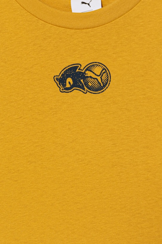 Dečki Bombažna kratka majica Puma PUMA X SONIC Relaxed Graphic Tee 632381 oranžna
