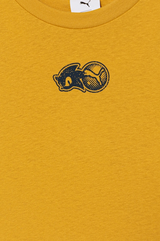Dečki Bombažna kratka majica Puma PUMA X SONIC Relaxed Graphic Tee 632381 oranžna