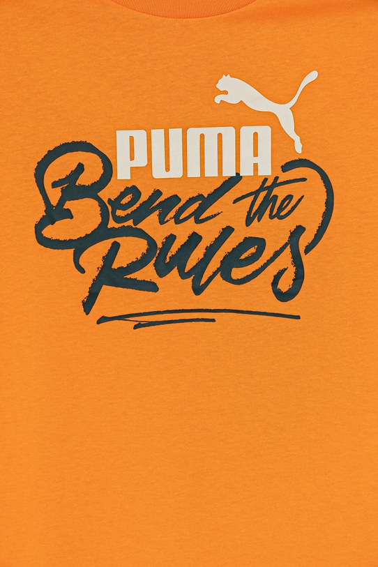 BIMBO Puma t-shirt in cotone per bambini MID90s Graphic Tee III B 688472. arancione