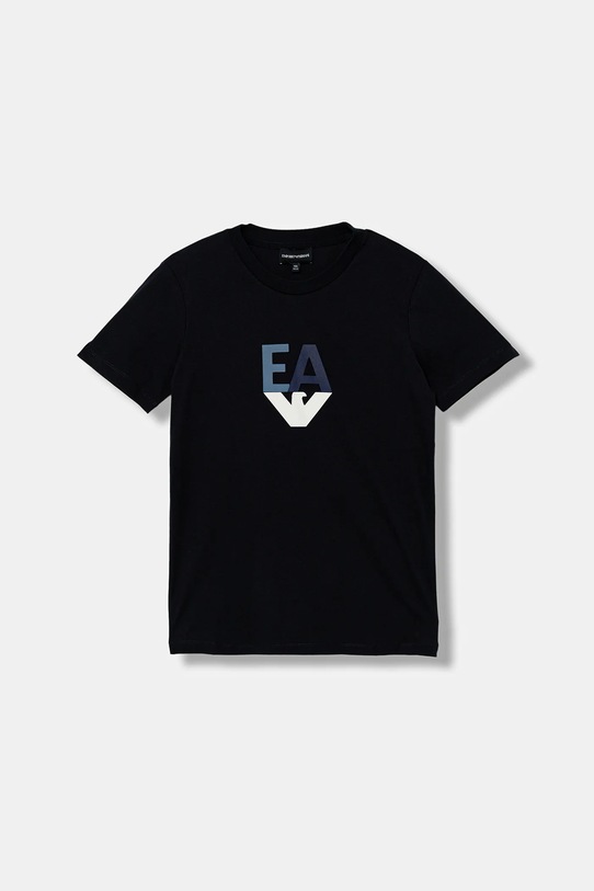 Emporio Armani t-shirt bawełniany dziecięcy 3-pack EB000832.AF14503 granatowy AW25