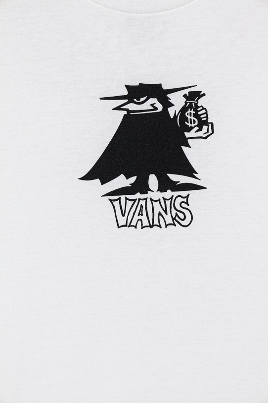 Αγορίστικα Παιδικό βαμβακερό μπλουζάκι Vans Classified SS VN000R05WHT1 λευκό