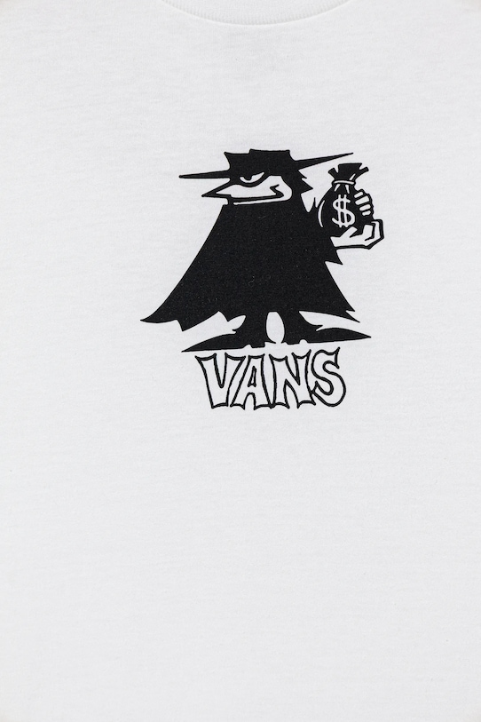 Αγορίστικα Παιδικό βαμβακερό μπλουζάκι Vans Classified SS VN000R05WHT1 λευκό