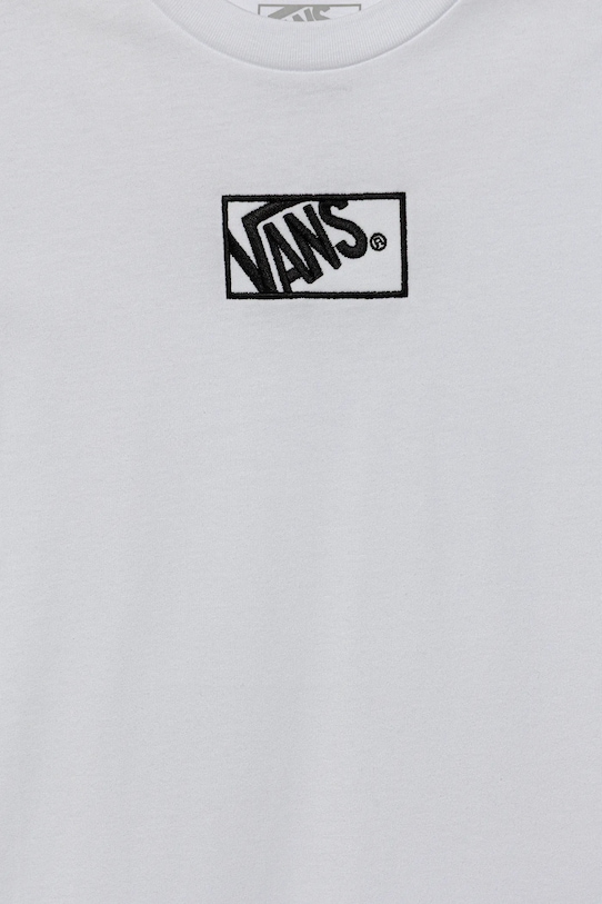 Chłopiec Vans t-shirt bawełniany dziecięcy BY BLOCKED BOX SS TEE VN000RBCWHT1 biały