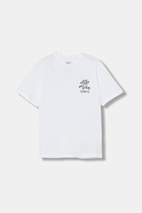 Detské tričko Vans BY BOARD GANG SS bavlna biela VN000RDSWHT1