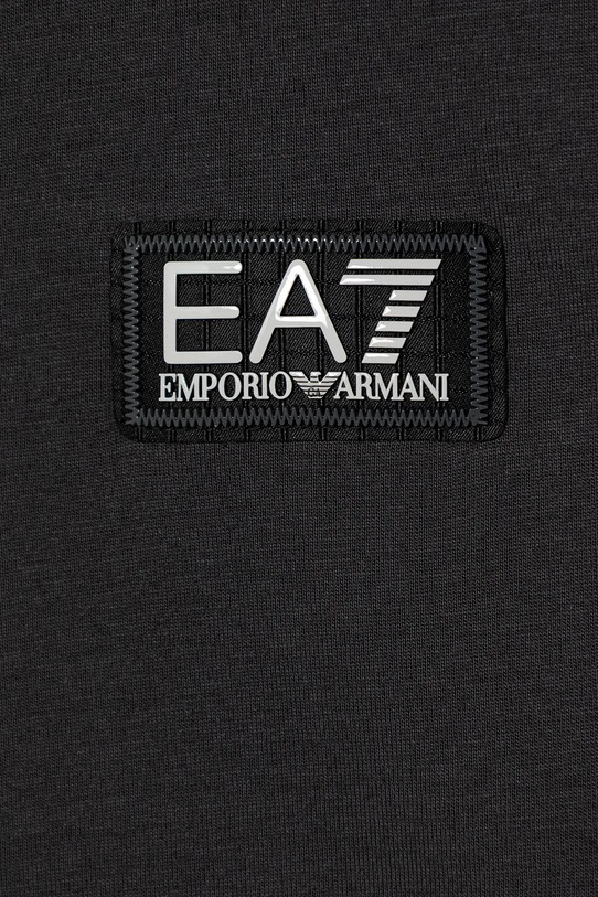 Chłopiec EA7 Emporio Armani t-shirt bawełniany dziecięcy 7B000190.AF10375 szary