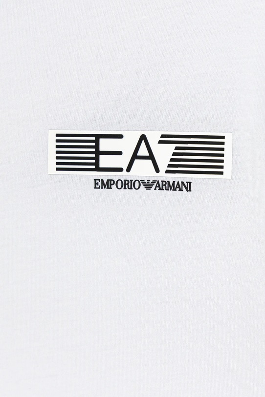 Fiú EA7 Emporio Armani gyerek pamut póló 7B000183.AF10375 fehér
