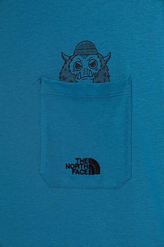 Αγορίστικα Παιδικό βαμβακερό μπλουζάκι The North Face B SPORTS OVERSIZED POCKET SS TEE - GRAPH NF0A8EAKBOM1 μπλε