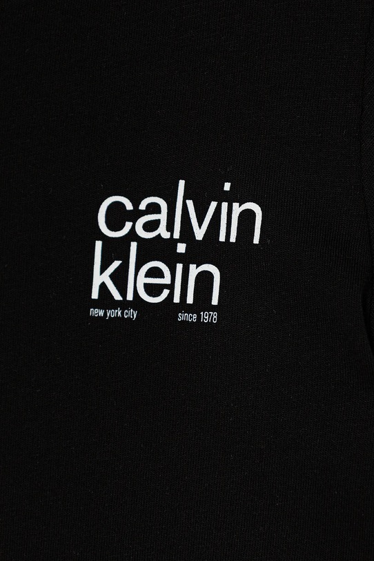 Chłopiec Calvin Klein Jeans t-shirt bawełniany dziecięcy IB0IB02579.104.116.9BYA czarny