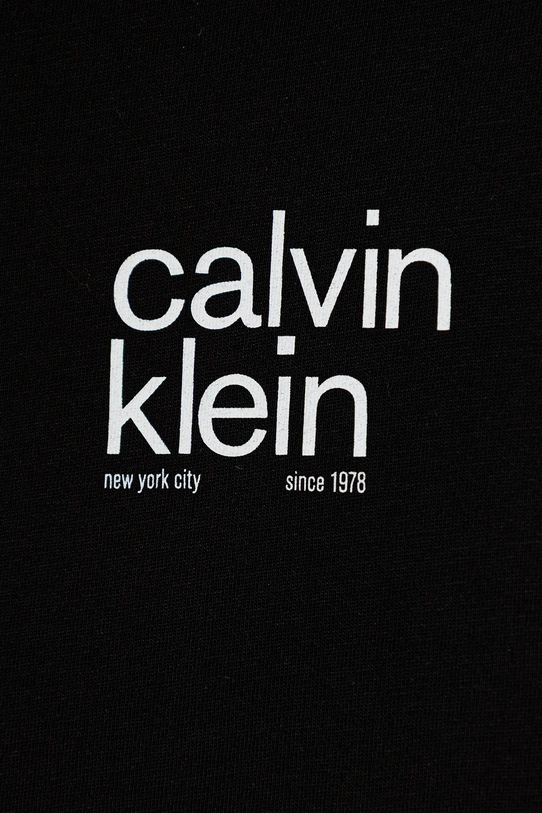 Chlapec Detské bavlnené tričko Calvin Klein Jeans IB0IB02579.128.170.9BYA čierna