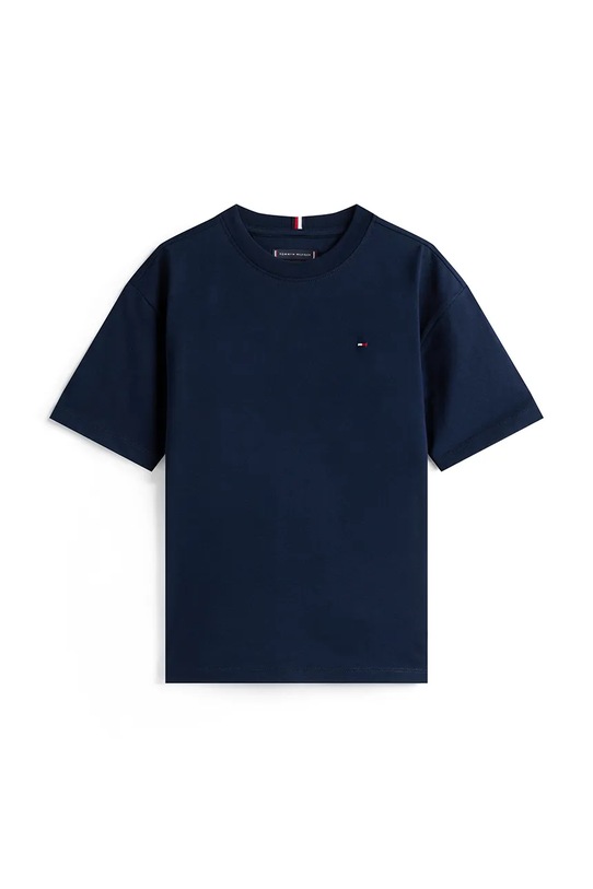 Детская хлопковая футболка Tommy Hilfiger KB0KB09646.74.122.9BYA тёмно-синий AW25