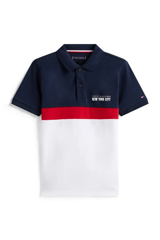 Tommy Hilfiger polo dziecięce KB0KB10006.9BYA granatowy AW25