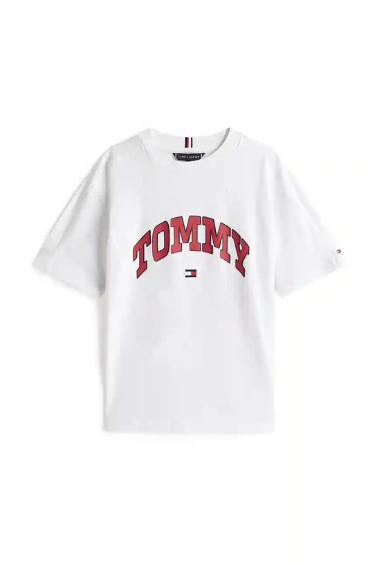 Детская хлопковая футболка Tommy Hilfiger KB0KB09939.104.122.9BYA белый AW25