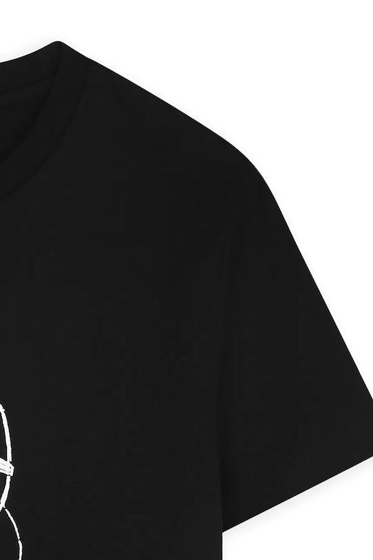 Băieți Karl Lagerfeld tricou de bumbac pentru copii Z30957.162.174 negru