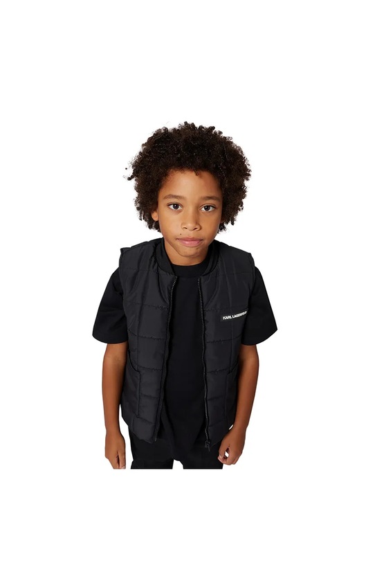 Karl Lagerfeld t-shirt dziecięcy Z31039.114.150 czarny