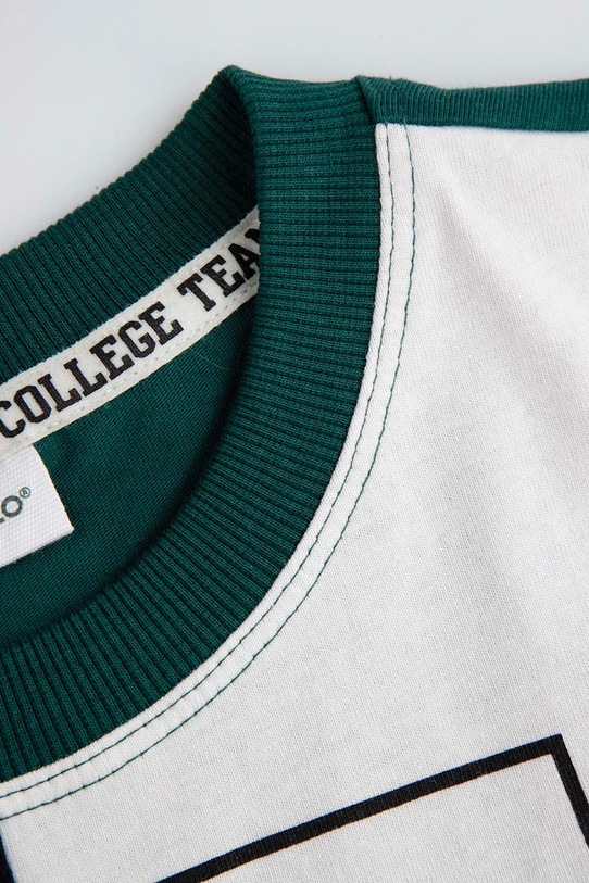 Chłopiec Coccodrillo t-shirt bawełniany dziecięcy ZC5143201ABJ zielony