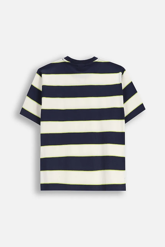 Παιδικό βαμβακερό μπλουζάκι Coccodrillo ZC5143204ABJ μπλε AW25