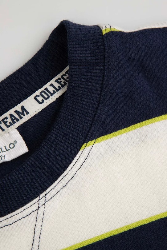 Chłopiec Coccodrillo t-shirt bawełniany dziecięcy ZC5143204ABJ niebieski